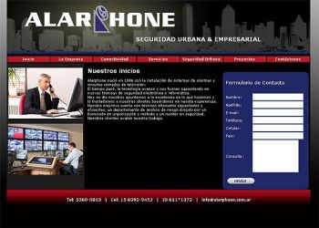 diseño web: Alarphone