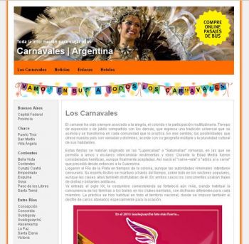 diseño: Carnavales