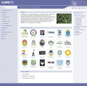 diseño web: COFEMA