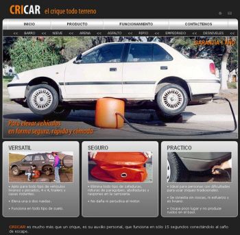 diseño web: Cricar