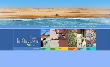 diseño web: Destino Las Gaviotas