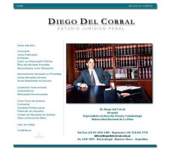 diseño web: Diego del Corral