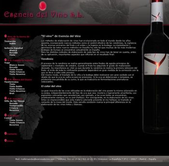 diseño: Esencia del Vino