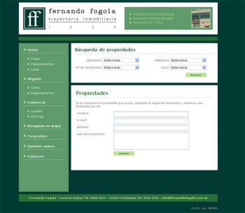 diseño web: Fernando Fogola