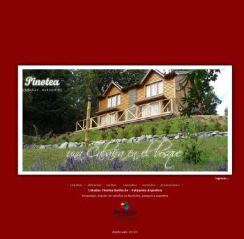 diseño web: CabaÃƒÂ±as Pinotea Bariloche