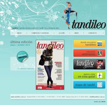 diseño web: Tandileo