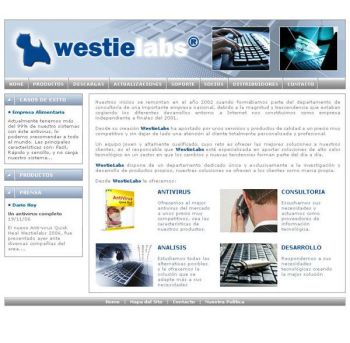 diseño web: Westielabs